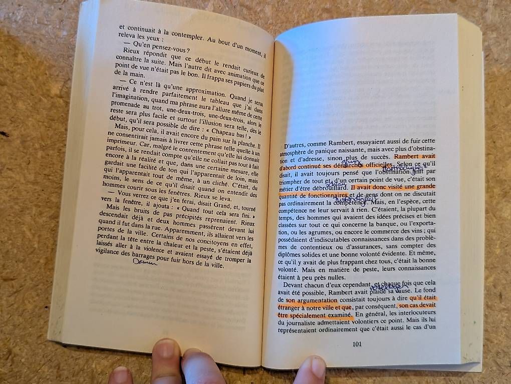 Bücher: La peste, Albert Camus – Gebraucht aus Zufikon von Da_Maris 1