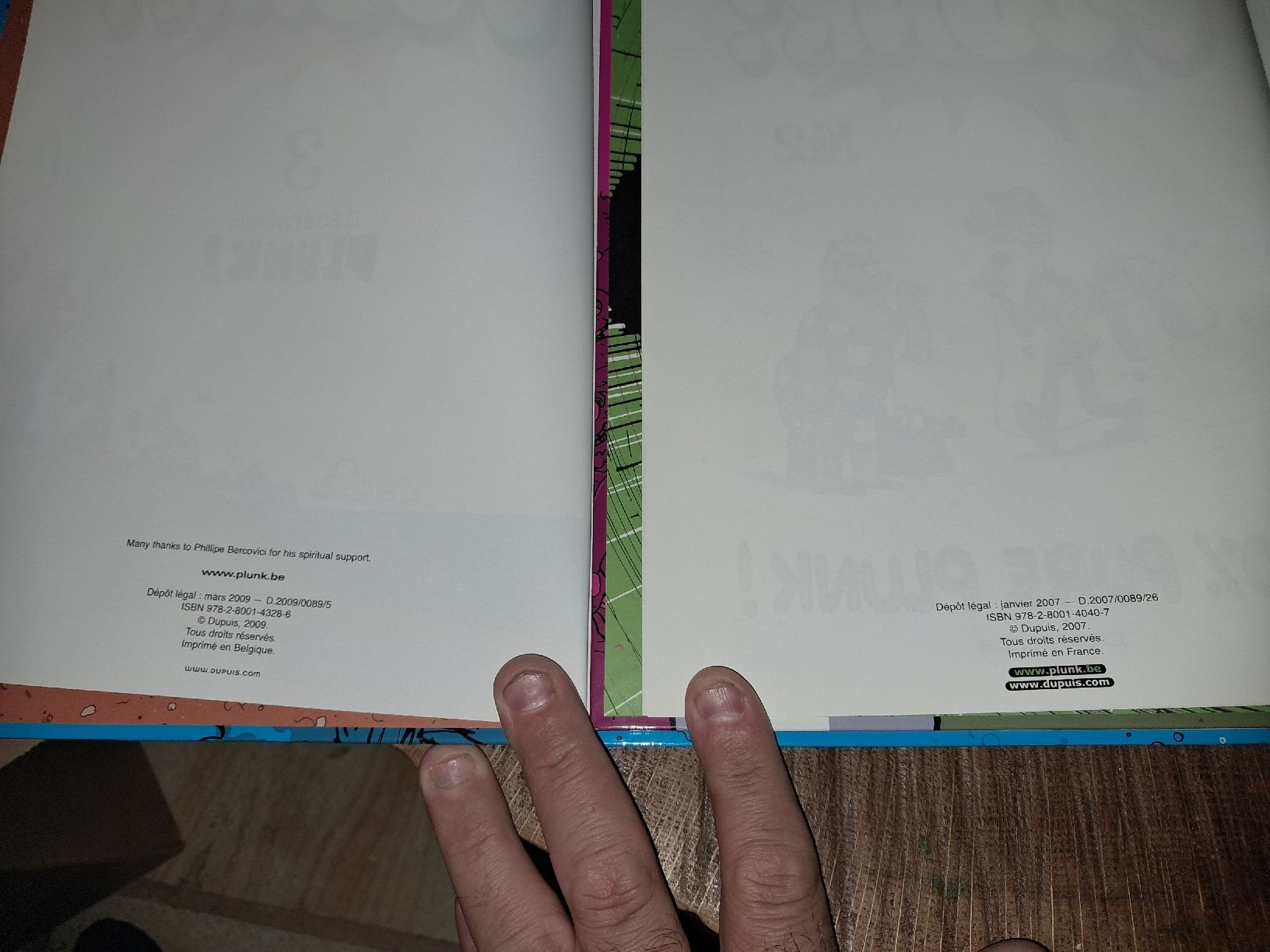 Fumetti: Lot de 2 bd Plunk ! Tome 2 et 3 – Usato da Le locle venduto da juliensaran 2