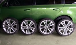 18“ Skoda Alufelgen original mit Winterreifen 3-4 mm
