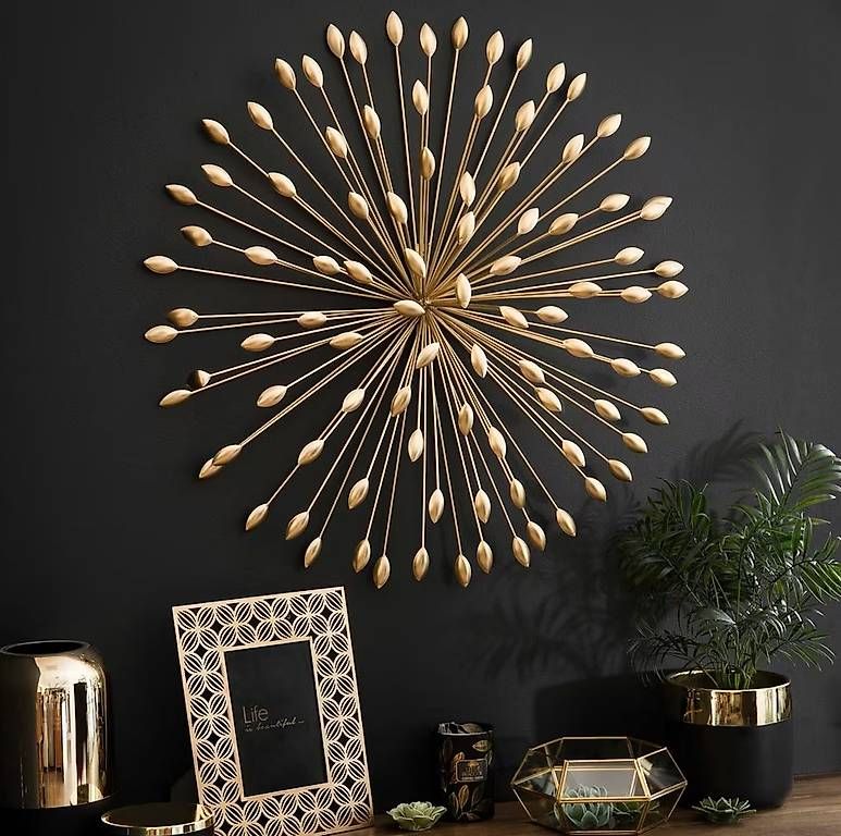 Maisons du monde Tutte le decorazioni: Décoration murale dorée – Usato da Lausanne venduto da asd_fk5r