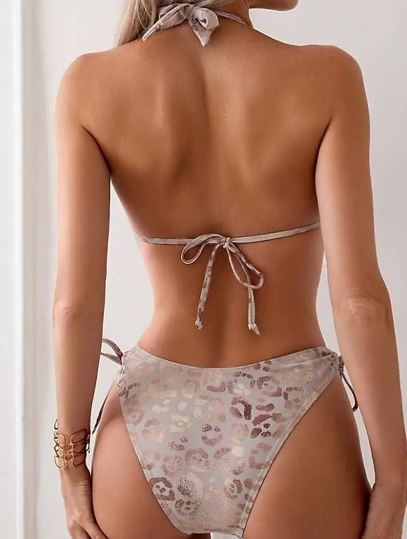 Costumi da bagno & Bikini: ✨Chic Leopard Print Bikini Set L - Neu  Gratis Versand – Nuovo e nell'imballaggio originale da Gockhausen venduto da Agus_acu 4