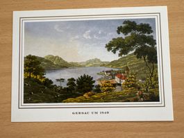 Ansichtskarte Gersau am Vierwaldstättersee 1840