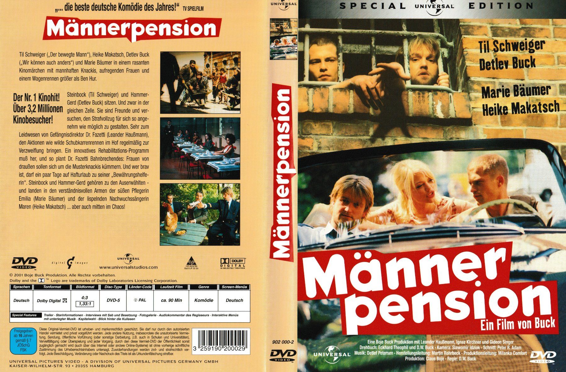 Tutti i DVDs: DVD - Männerpension (Special Edition) – Usato da Langnau am Albis venduto da MediaRescuerKeLoX