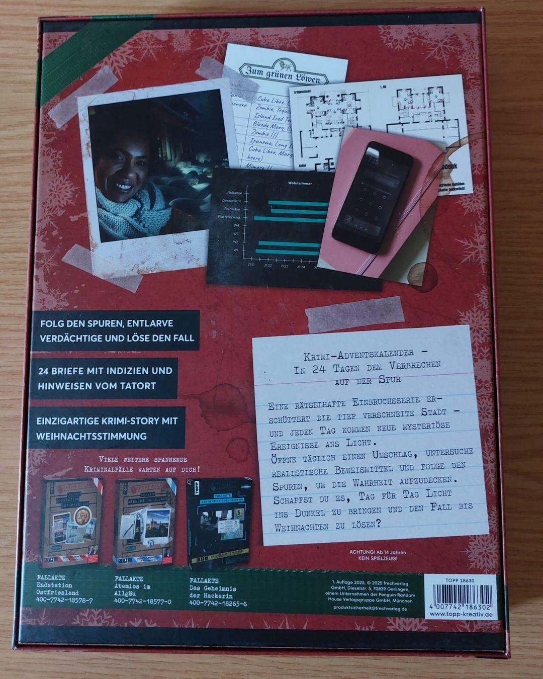 Spiele: Crime Files Adventskalender. Fallakte Winter-Einbruch – Neu (gemäss Beschreibung) aus Urtenen-Schönbühl von Kahru 1