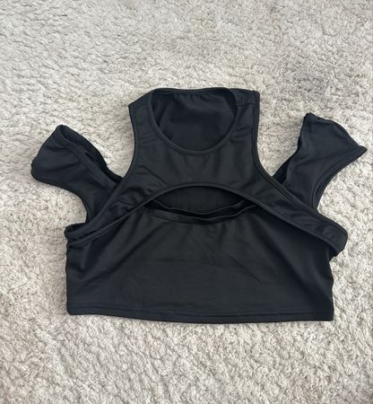 Crop top noir Shein - Taille S