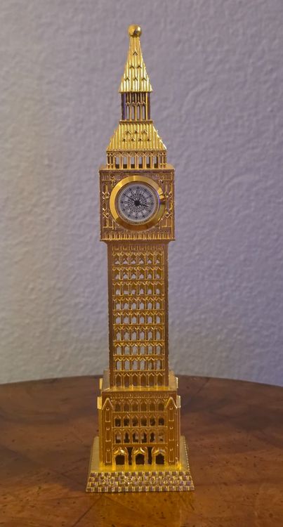 BIG BEN Clock 3D Laser Multi Lights London Souvenir Ornament 23CM £12.79 - UK