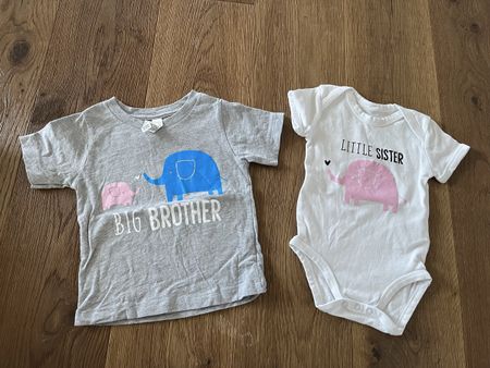 Set shirt + body Big brother & little sister 