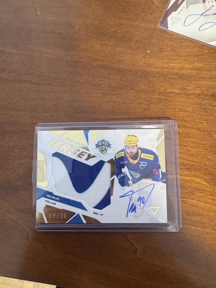 Sportzoo Sammelbilder & Trading cards: 🔥Tatar 09/30 jersey signed🔥 – Neu (gemäss Beschreibung) aus Paradiso von Sina433