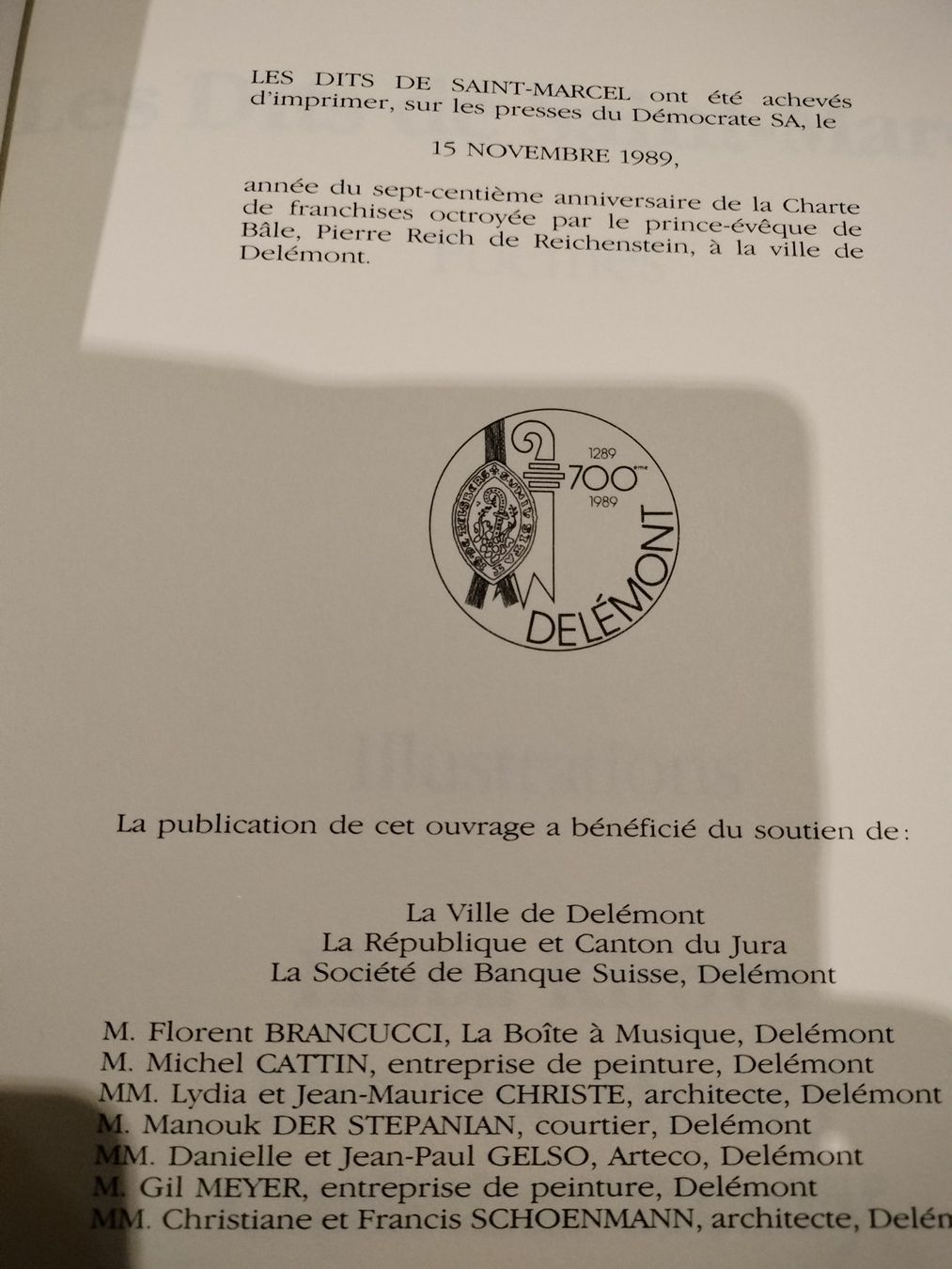 Bücher: LES DITS DE SAINT MARCEL GEORGES PELEGRY – Gebraucht aus Cortaillod von rozinna 1