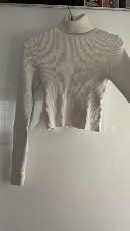 Zara Rollkragenpullover weiss
