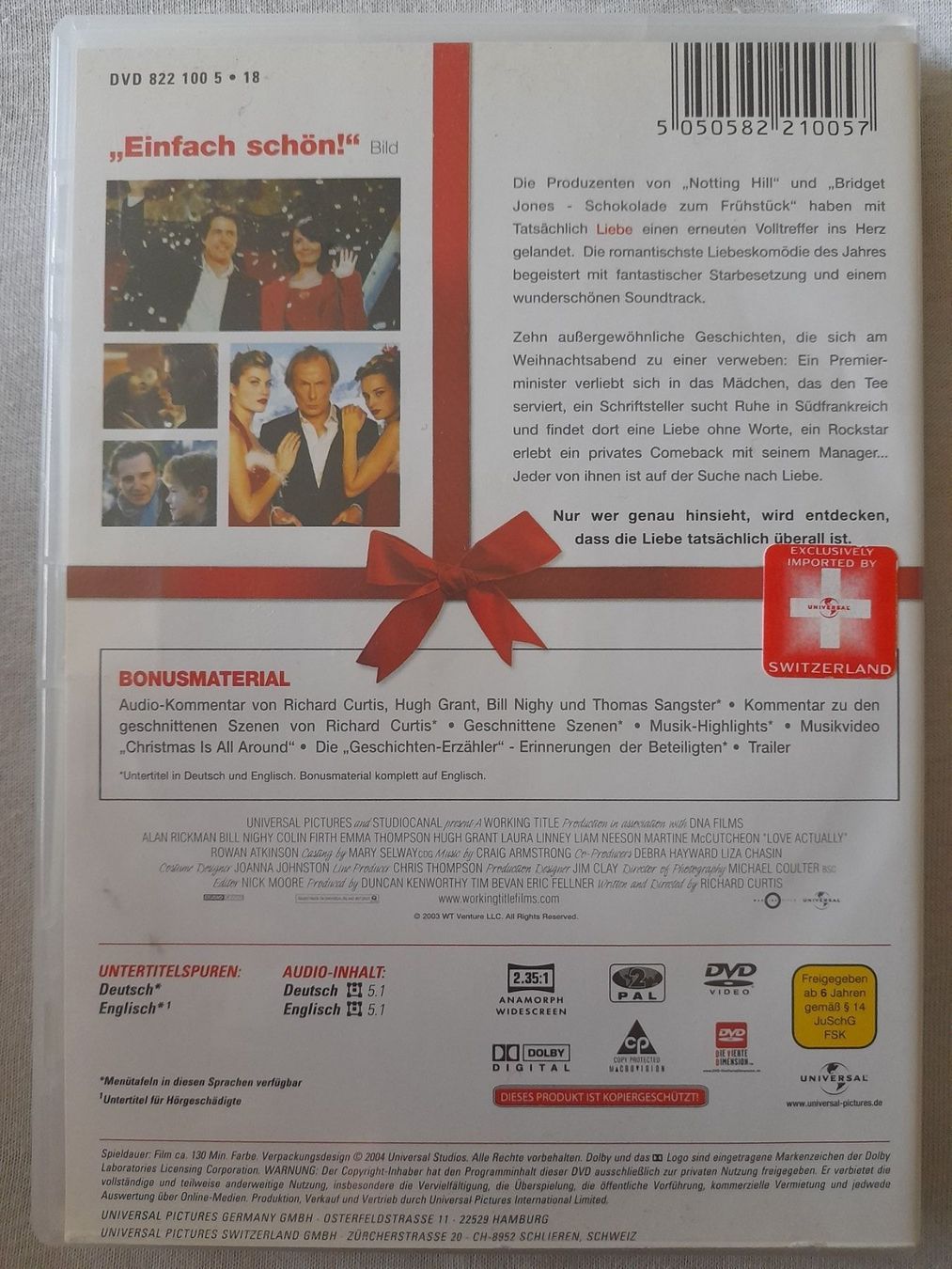 Tutti i DVDs: DVD: Tatsächlich... Liebe – Usato da Eiken venduto da Lashar 1