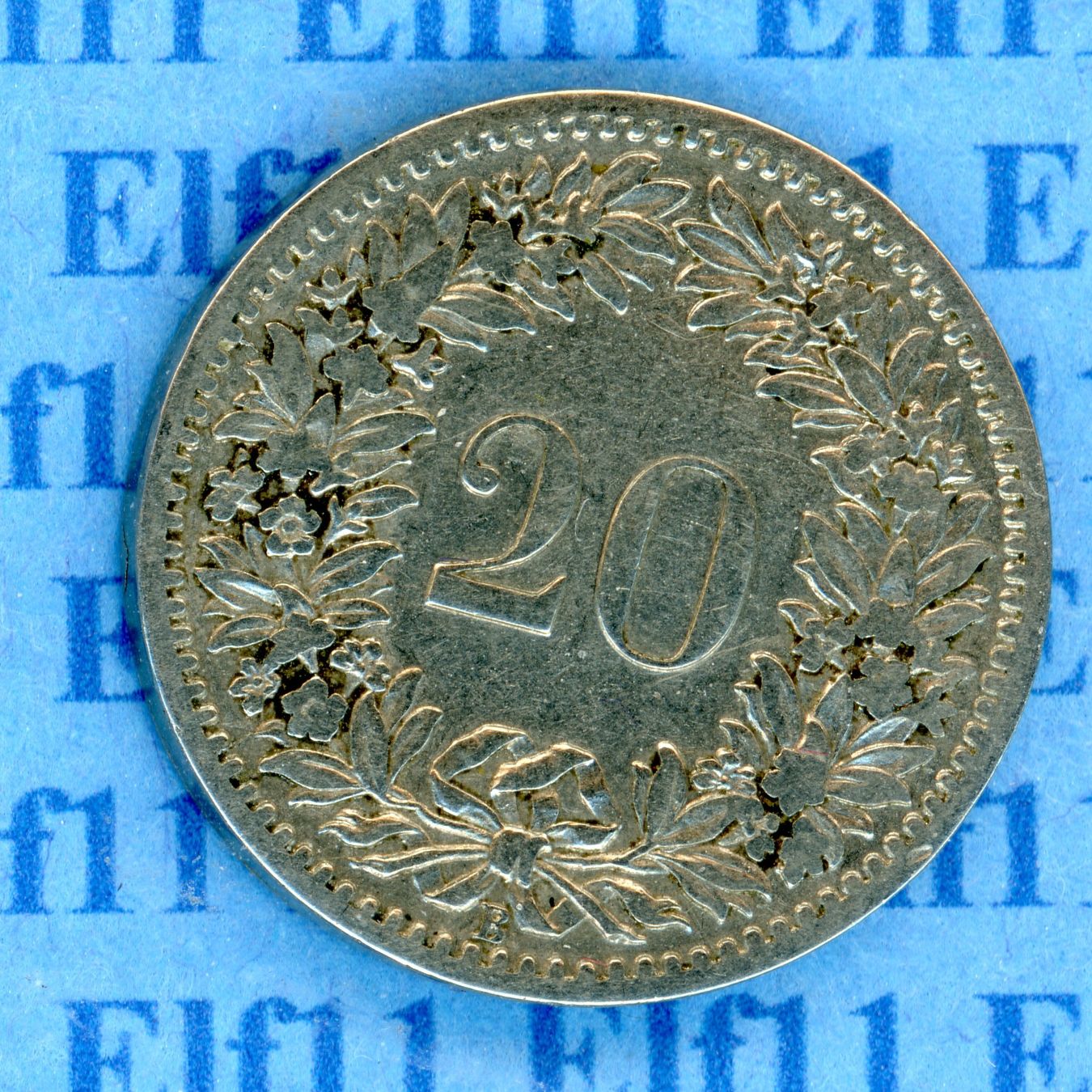 Tutti le monete: CHF___0.20 1885 s+ 20 Rappen – Usato da Widnau venduto da Elf11 1