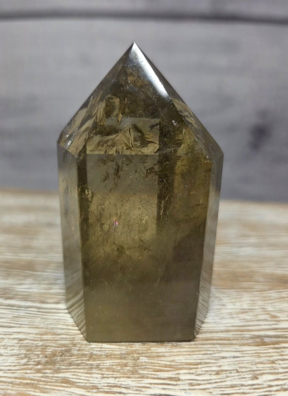 Minerali & Pietre curative: Citrin Obelisk C1 113g – Nuovo e nell'imballaggio originale da Matzingen venduto da Shay_Crystalz