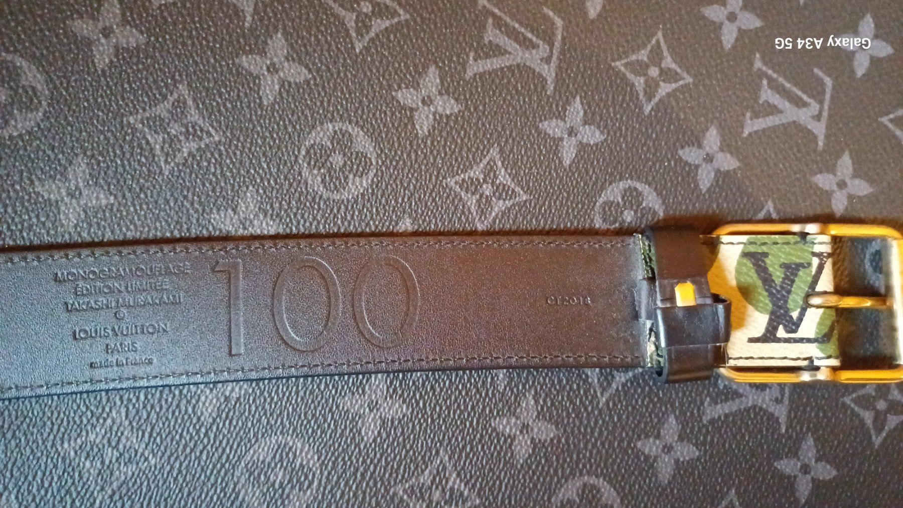 Louis Vuitton Gürtel: Murakami camouflage Gürtel Louis Vuitton – Gebraucht aus St. Gallen von DiesundDas. 2