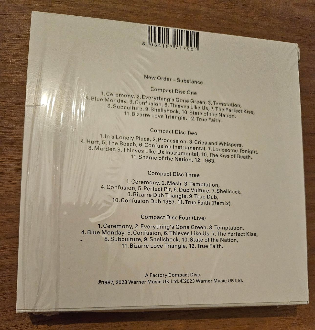 CDs: NEW ORDER - Substance 1987 - Expanded Reissue - 4 CD - 2023 – Neu (gemäss Beschreibung) aus Olten von  1