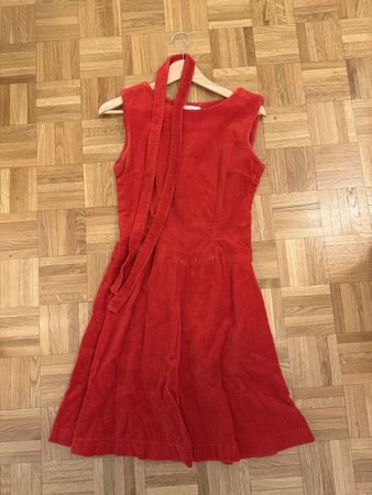 Sophistocrat vintage cord dress
