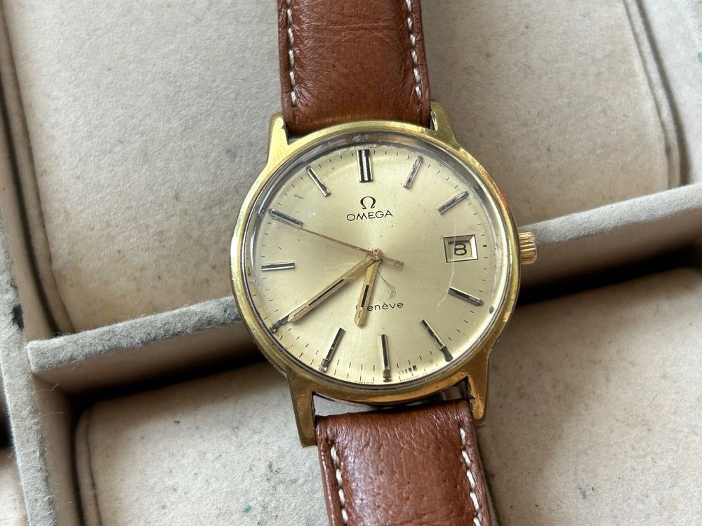Montre Vintage Orpheo Mécanique Manuelle - Boîtier Et Bracelet Plaqué Or Rose - Fonctionne - Occasion