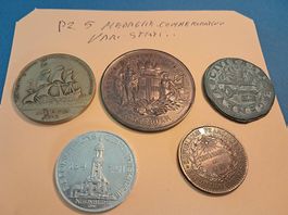 pz 5 medaglie commemorative , vari Stati .