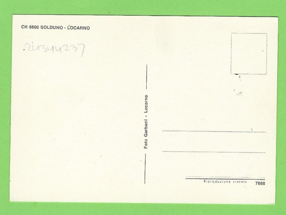 Cartoline postali: Solduno - Locarno – Usato da Zürich venduto da t24_de 1