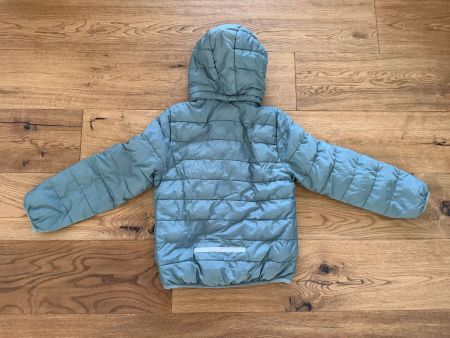H&M Leichte Steppjacke Gr. 134/140 grün/grau