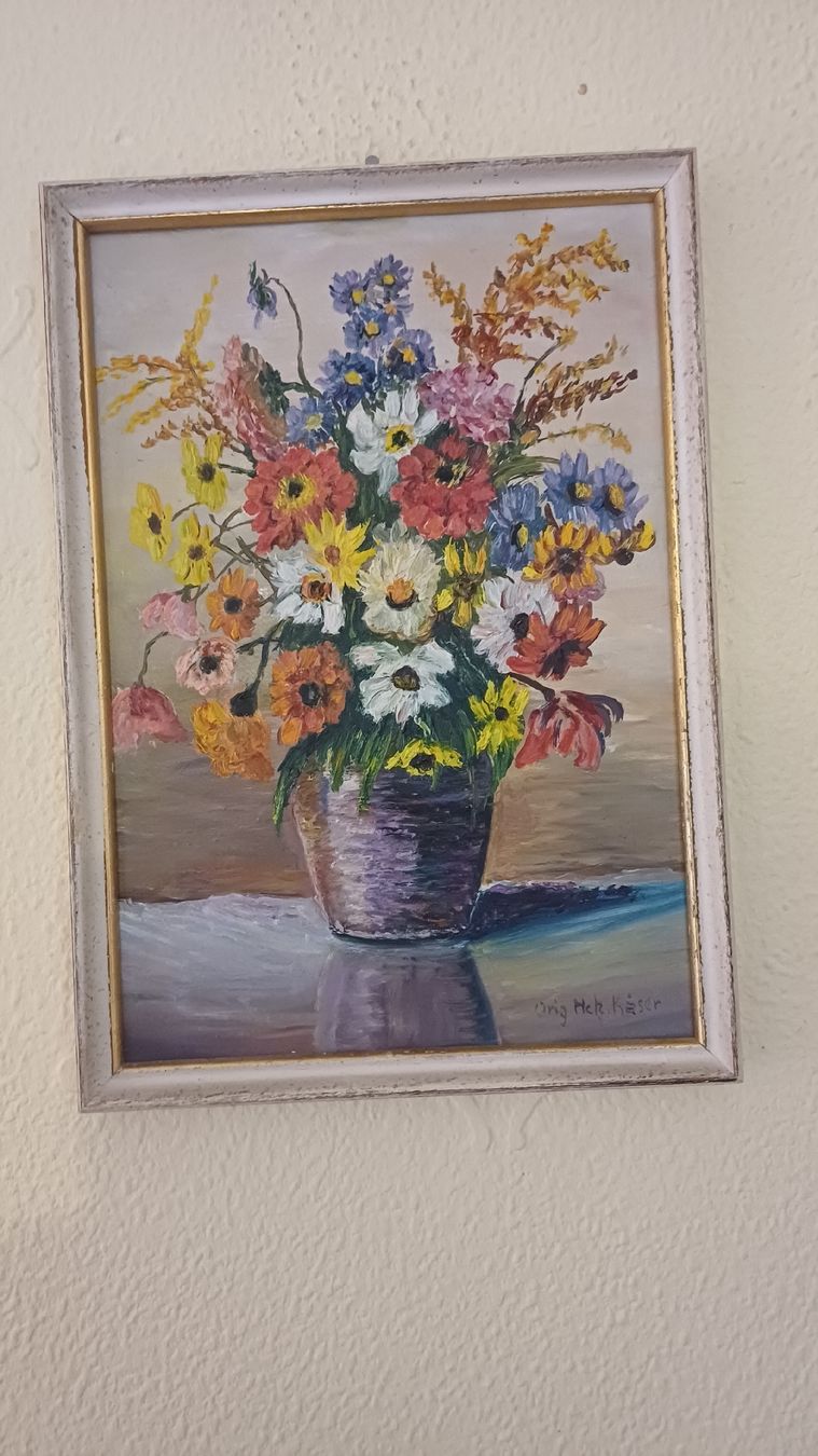 Dipinti: Schönes Blumenbild Handgemalt  – Usato da Flawil venduto da Pinkmalibu 4