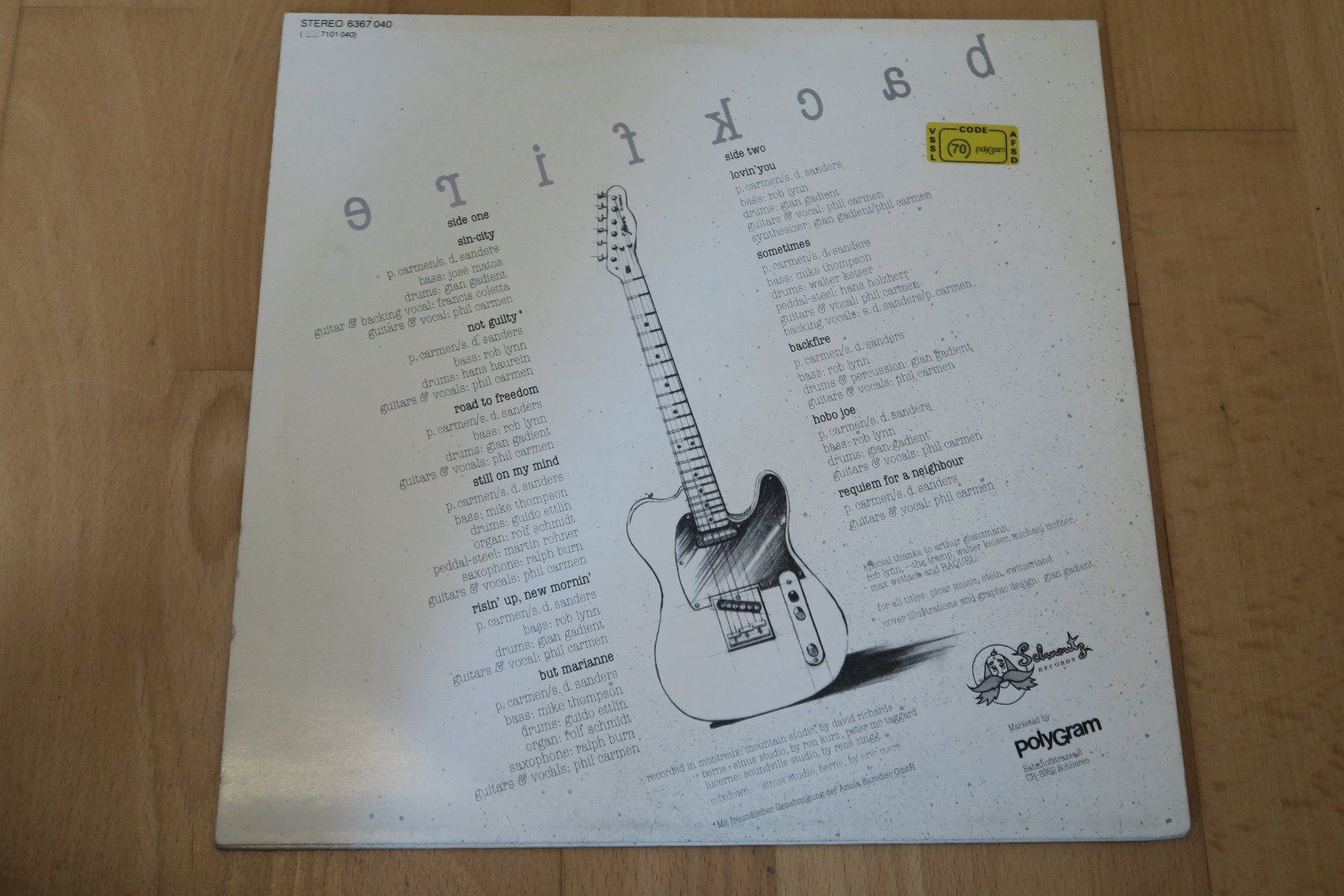 Dischi in vinile: Phil Carmen – Backfire – Usato da Thun venduto da Karibu70 1