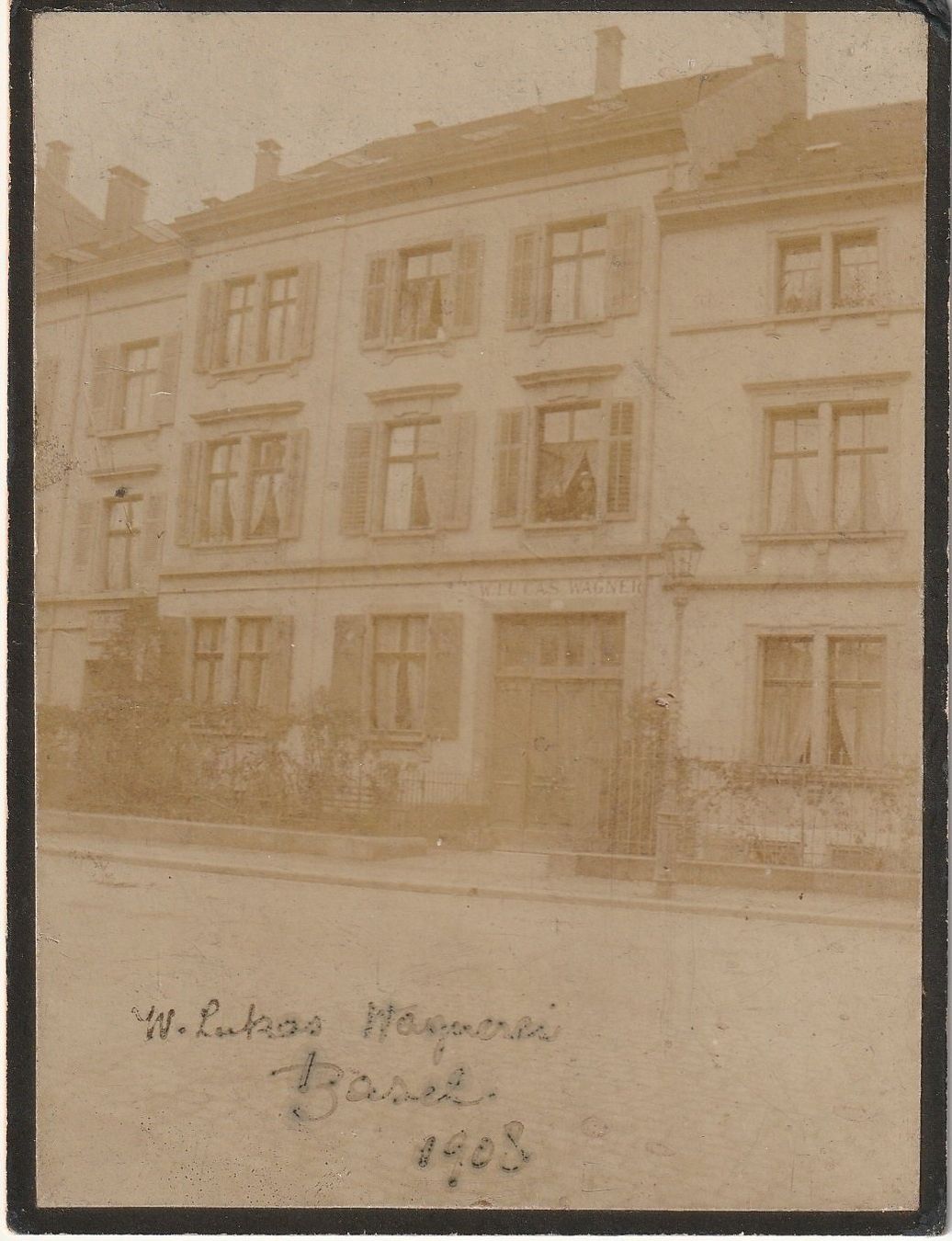 Foto & Immagini: Foto: W. Lukas, Wagnerei, Basel, 1908 – Usato da Bronschhofen venduto da Astore