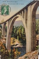 DAVOS-FILISUR-BAHN - Wiesenviaduct - 1913