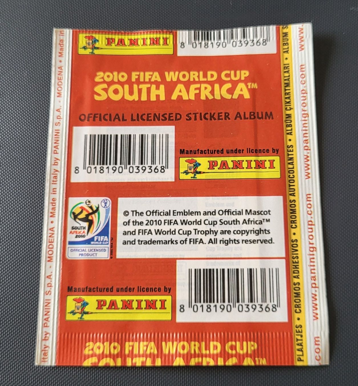 Panini Carte collezionabili: WM 2010 Tüte 1x – Usato da St Gallen venduto da Stampsalshobby 1