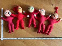5 antike Knorrlipuppen, Knorrli, Knorr, Puppen