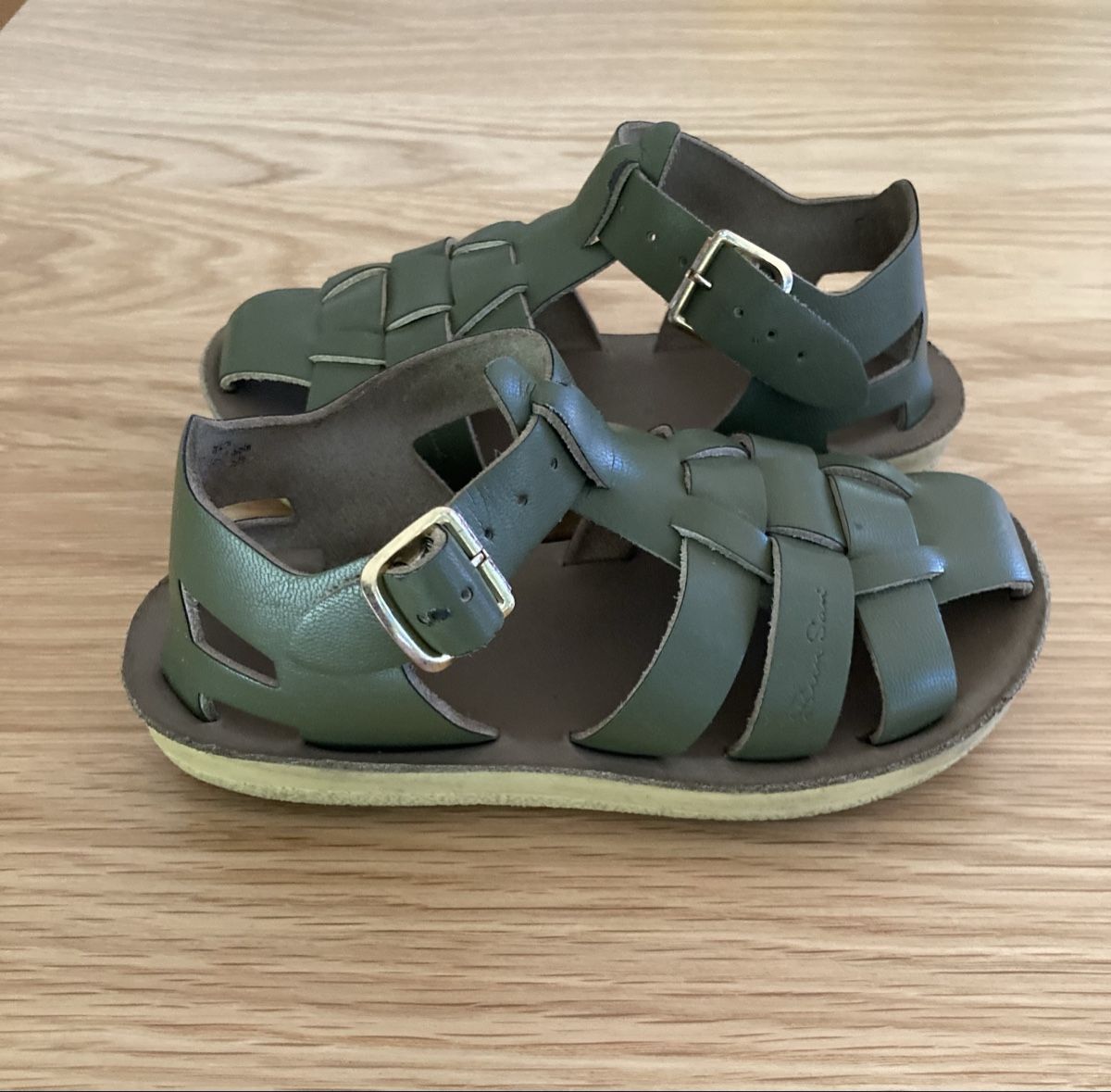 Salt-Water Scarpe da uomo: Saltwater Shark Gr. 9 (26) – Usato da Riehen venduto da Lealua 1
