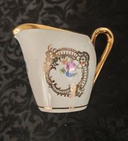 Sahnekännchen Bavaria Porzellan Goldrand Vintage Deko