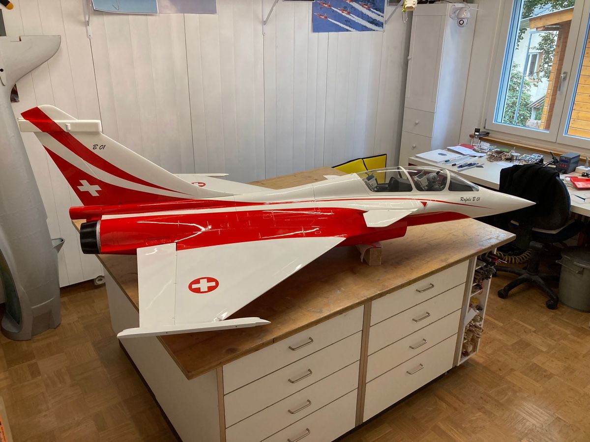 Modellismo RC: Rafale 1:7 Aviation Design flugfertig – Usato da Gümligen venduto da moscato74 3