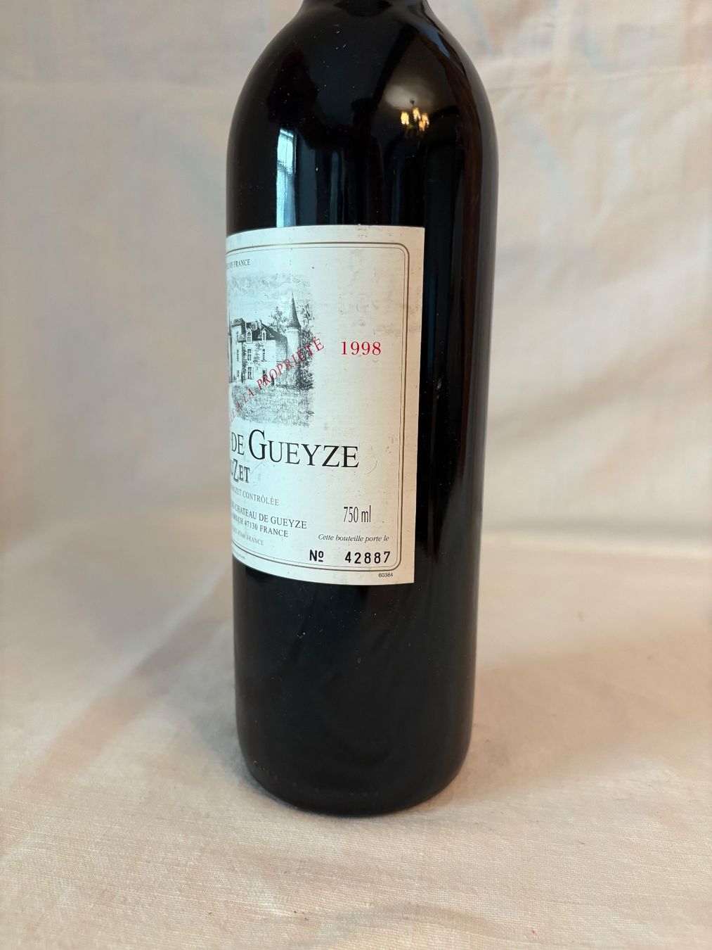 Vino: Château de Gueyze 1998 – Usato da Vers-chez-Perrin venduto da David.23 1