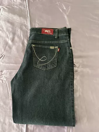 Fen Jeans, , Grösse 44 dunkel  schwarz