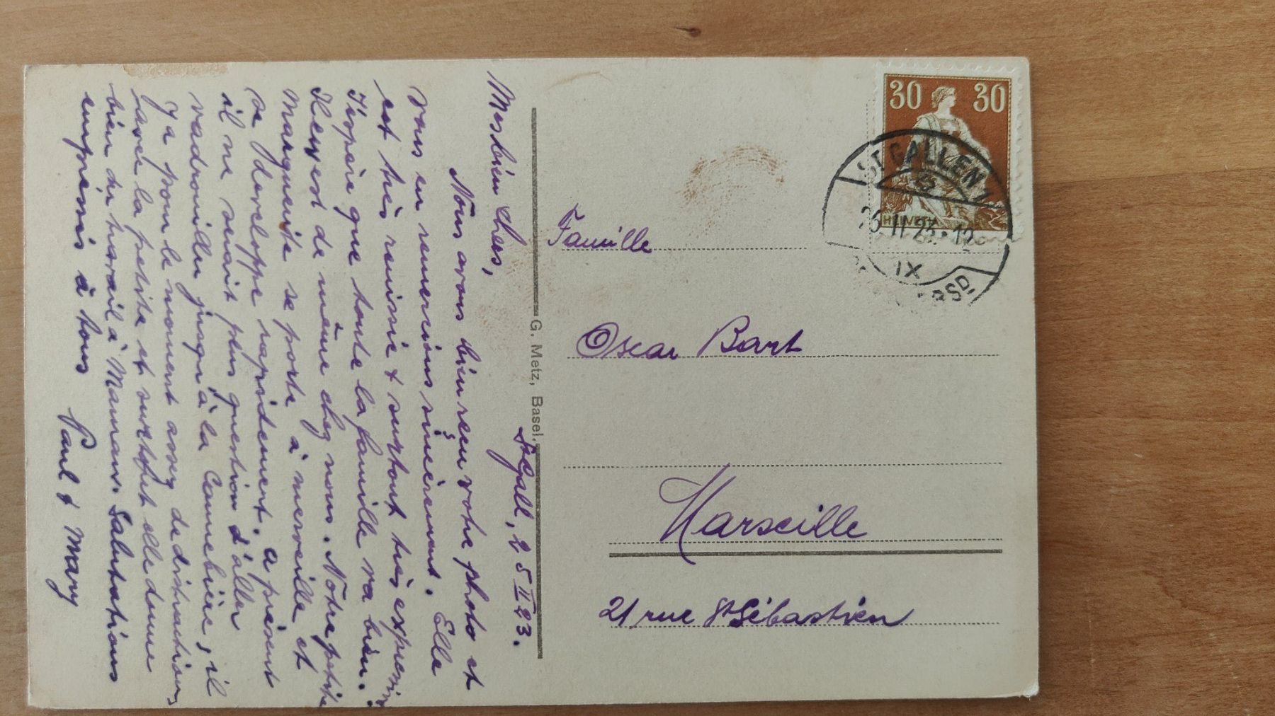 Cartes postales: St. Gallen um 1920 – D'occasion à St. Erhard par Chaeferli6 1