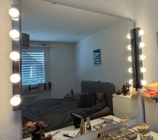 Spiegel mit Beleuchtung Hollywood Style neuwertig