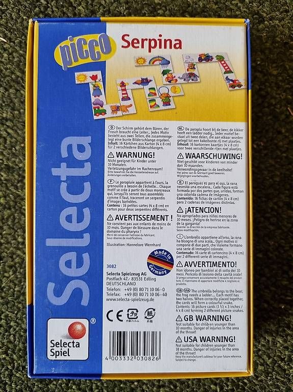 Giochi: Serpina Spiel von Selecta – Usato da Goldach venduto da ladybird75 1