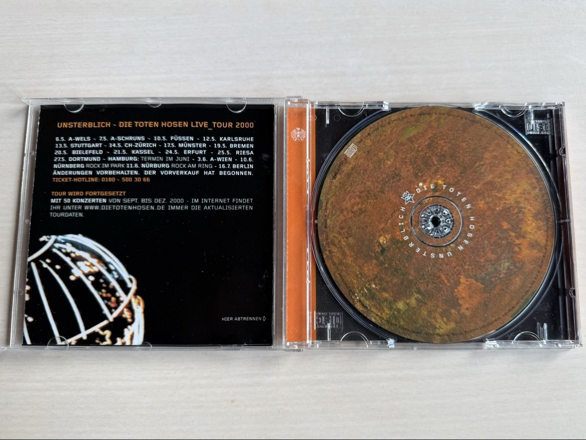 CD: Die Toten Hosen - Unsterblich CD – Usato da Oberried Brienz venduto da Chyara 2