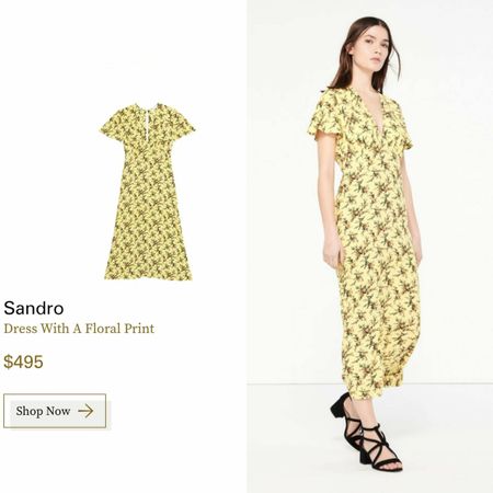 Sandro Midi Dress