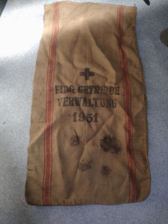 Alte Getreidesack von 1951 - Eidg. Verwaltungssack!