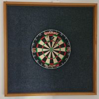 Dartscheibe mit Wandschutz