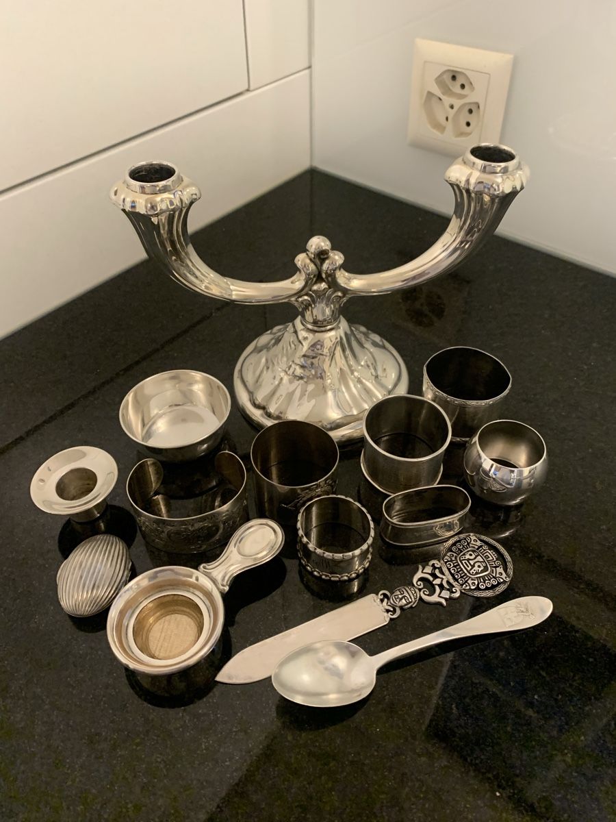 Portacandele: Kerzenständer Silber – Usato da Zollikofen venduto da ausmisten_at_home