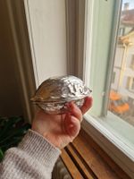 Nussknacker aus Metall, Silberlook