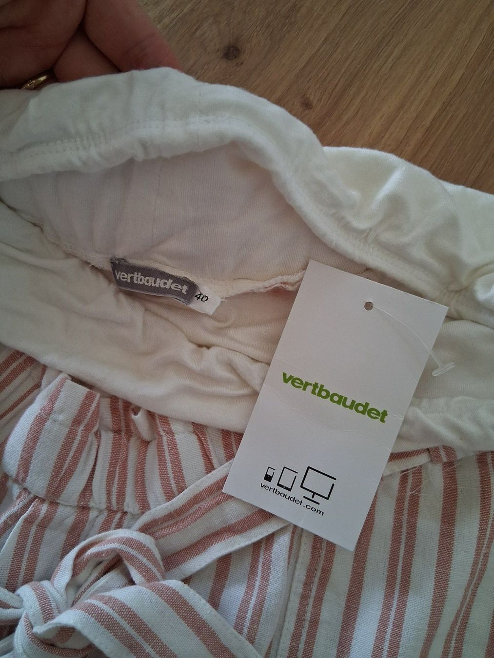 Vertbaudet Pantaloni: Vertbaudet Leinenhose Schwangerschaft 40 NEU – Nuovo e nell'imballaggio originale da Lengnau AG venduto da Nathi88 1