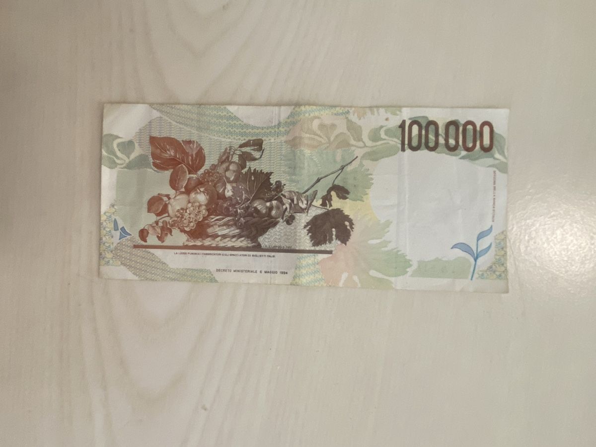 Banknoten: Banknote 100'000 Lire – Gebraucht aus Muralto von Alex1912 1