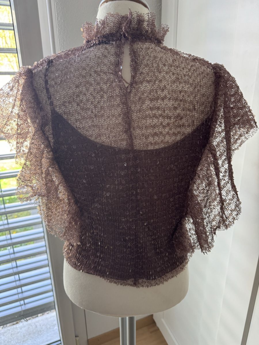 Zara Camicette: Elegantes Glitzertop Gr. S – Nuovo (secondo la descrizione) da Olten venduto da bir_k96n 3