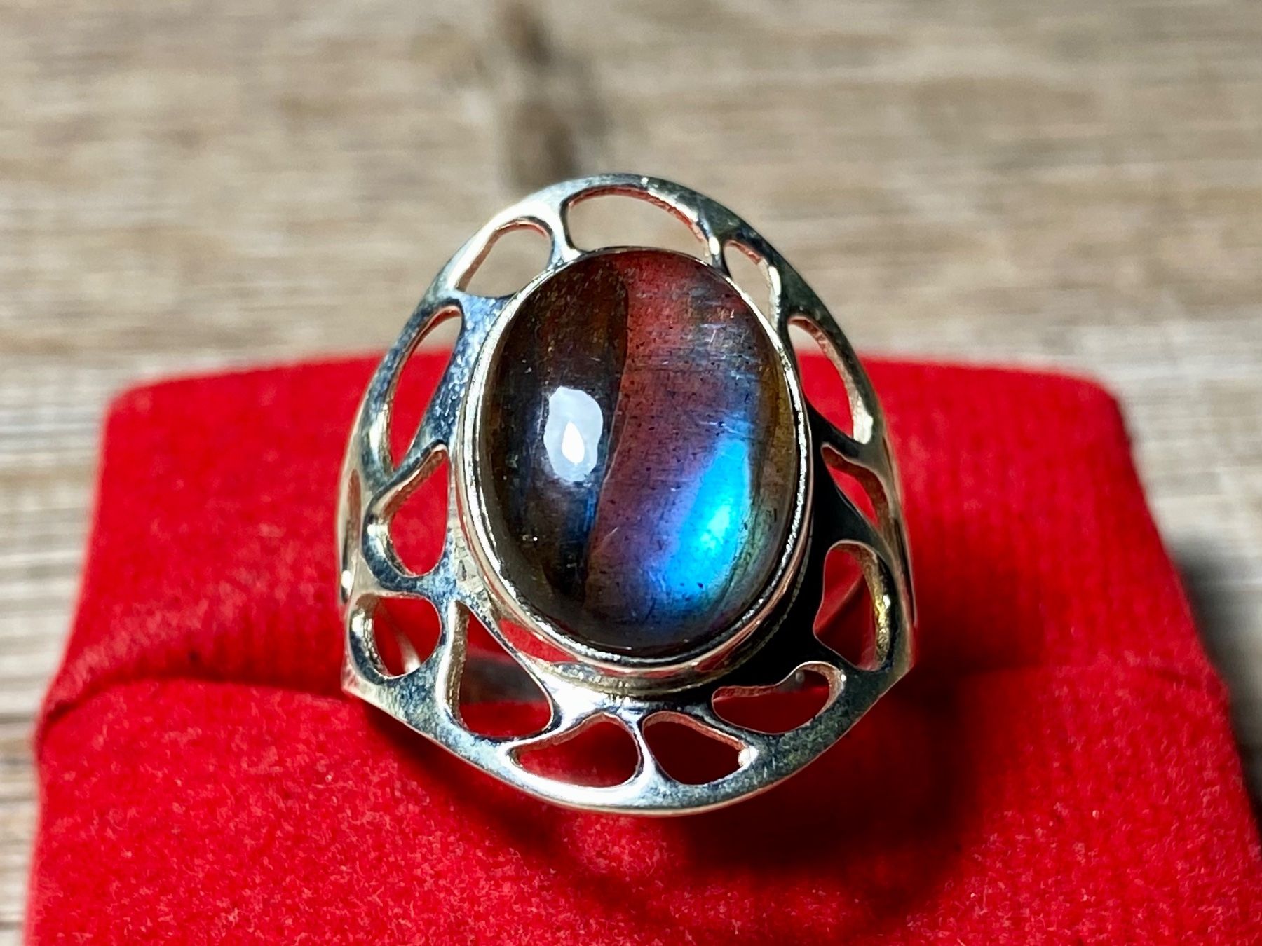 Ringe: Moderner Silber Ring mit natürlichem Labradorit – Neu und originalverpackt aus Laax von Kiki_Kingdom3 9