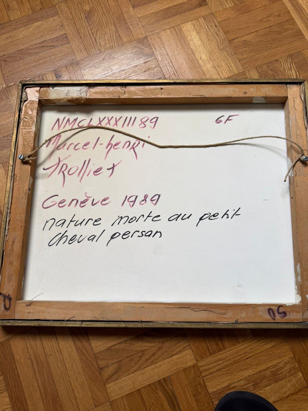 Dipinti: Tableau Marcel Henri Trolliet GENEVE 1989 – Usato da Versoix venduto da DANIELBALLACH 1