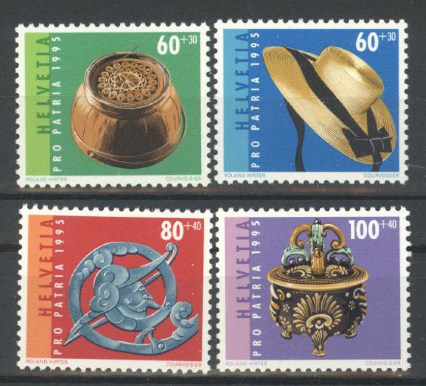 Tous les timbres: 1995, Pro Patria ** – D'occasion à Willisau par Vollstempel
